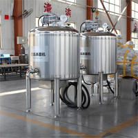 Équipement de stérilisation pour la production de beurre de fromage, réservoirs de pasteurisation, machine de stérilisation du lait