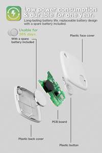 Ruised Stock Top Sale Mini Pet Smart Car GPS Tracker Find My Key Tracker <span class=keywords><strong>Localizador</strong></span> de artículos para bolsas llaves equipaje - Product Image 2