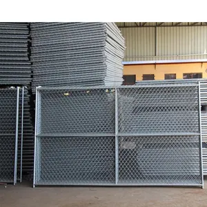 PVC Coated Metal Galvanized Chain Link Fence For Sale