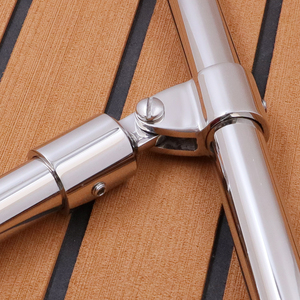 AISI316 Main courante en acier inoxydable Bimini Eye End Top Caps Matériel marin pour bateaux - Product Image 5