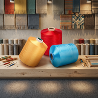 Filament de polyester texturé haute ténacité WELONG 100 %, 150/48 DTY S/Z Twist, respectueux de l'environnement, teint en masse, pour couture et broderie