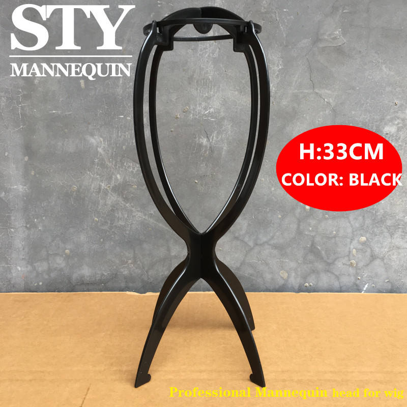 STAND PERRUQUE-COULEUR NOIRE