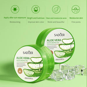 Sıcak satış Aloe Vera yatıştırıcı jel bitkisel bazlı nemlendirici yüz çok amaçlı cilt bakımı için - Product Image 3