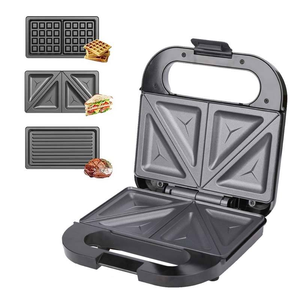 Sartén Multifuncional <span class=keywords><strong>Antiadherente</strong></span> para Huevos y Filetes, Mini Horno Eléctrico para Desayunos y Sándwiches - Product Image 3