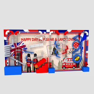 Jeu de boules murales pour bébé personnalisé OEM en usine Équipement de terrain de jeu intérieur cible pour enfants - Product Image 5