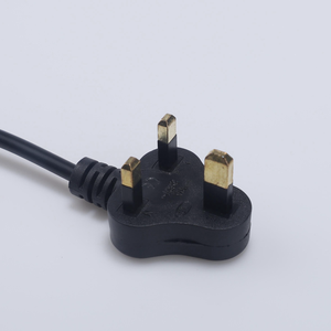 Wholesale <strong>UK</strong> 3 Pin Plug Power Cable Copper PVC Durable British AC Power Cord for Laptop <strong>Rice</strong> Cooker - Product Image 3