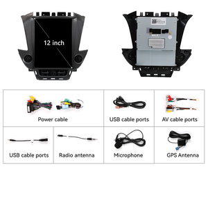 Krando 12.1 "cảm ứng đầy đủ màn hình dọc xe đài phát thanh <span class=keywords><strong>Android</strong></span> 12.0 đơn vị đứng đầu cho GMC Yukon Chevrolet Tahoe ngoại ô 2015-2017 - Product Image 2