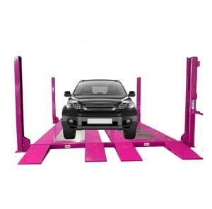 Charge lourde grand <span class=keywords><strong>pont</strong></span> élévateur de voiture automatique à 4 pôles <span class=keywords><strong>garage</strong></span> hydraulique de 4.5 tonnes ascenseur de voiture à quatre poteaux souterrain - Product Image 2