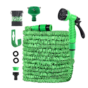 Tùy chỉnh trọng lượng nhẹ vườn vòi nước 25/50/75/100ft mở rộng 3x linh hoạt Polyester với 7 vòi phun chức năng - Product Image 1