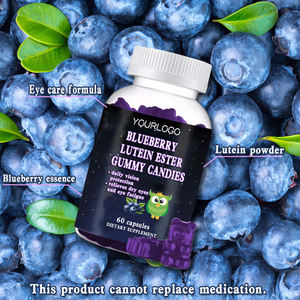 Bonbons gélifiés pour adultes, soin des yeux, antioxydant, vitamine, lutéine, bêta-carotène, zéaxanthine, gommes à la myrtille, complément alimentaire - Product Image 3