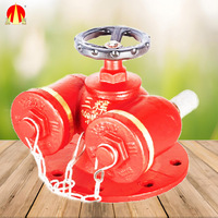 Adaptateur de raccordement pour pompe à eau d'incendie en fonte ductile DN150, type souterrain, couleur laiton, certifié CE, pression 0,8-1,6 MPa