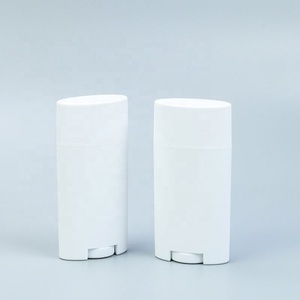 Tube en plastique plat pour baume à lèvres 75g, contenant déodorant, tube ovale plat à rouler pour emballage cosmétique - Product Image 3