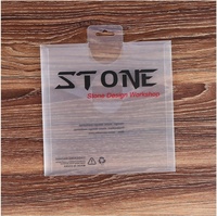 Transparente Plastik-T-Shirt-Taschen, PVC-Hüllen, quadratische CD-Taschen, Gesichtsmasken-Beutel, durchsichtige PET-Umschläge, recycelbar