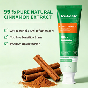 <span class=keywords><strong>Dentifrice</strong></span> KeLeek Cannelle Menthe <span class=keywords><strong>Anti</strong></span>-<span class=keywords><strong>Taches</strong></span> 105g Multi-Effets Réduction de l'Inflammation Détachant Haleine Fraîche Hygiène Buccale - Product Image 2