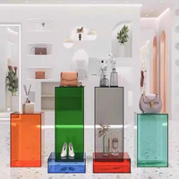 Großhandel Extrudierte Gegossene Design-Farbige Acrylbox mit Schiebedeckel Plexiglas-Vitrine Anpassbare Farbe Premium Acryl Waschbar