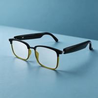 Lunettes Audio Intelligentes High-Tech Sans Fil BT5.4, Lunettes de Soleil Musicales à Monture en Acétate pour Magasin d'Électronique