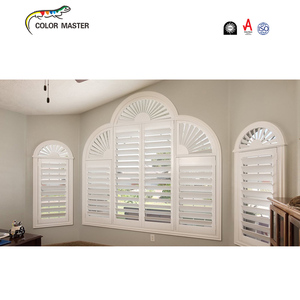 Finestra ad arco termico in alluminio bianco moderno con doppio vetro con soffitto a pavimento in stile francese - Product Image 2