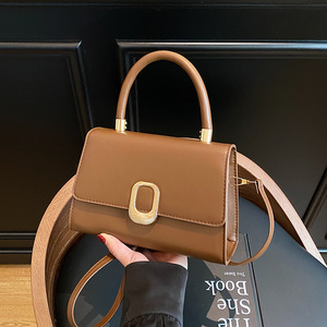 New Style Fashion Simple Trend <strong>Solid</strong> Color Shoulder Messenger <strong>Bag</strong> Elegant Handbag Small Square <strong>Bag</strong> for Women - Product Image 2