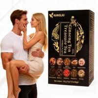 Thé aux dix trésors de ginseng pour la santé des reins chez l'homme - Mélange de thé en sachets aux herbes naturelles