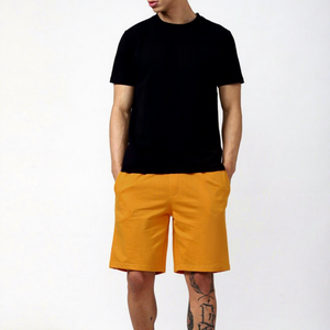 Shorts de jogging pour hommes de haute qualité, respirants, unis, décontractés, avec logo frontal, pour le sport en plein air et l'été - Product Image 5