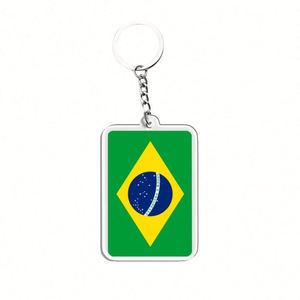 Llavero Personalizado al por Mayor de Brasil, Impresión UV de Doble Cara en Acrílico, Acabado Exquisito - Product Image 1
