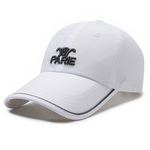 Nouvelle casquette de baseball 6 panneaux en PVC respirant et à séchage rapide, anti-UV, avec texte alphanumérique, idéale pour la course en extérieur – Collection Printemps-Été - Product Image 5