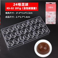 Fournisseur direct d'usine de nouveaux ensembles d'outils de bricolage en plastique écologique pour le chocolat et de moules à chocolat simulés en stock