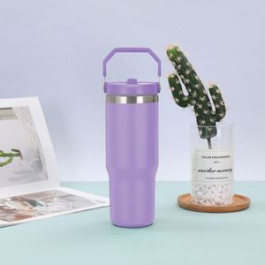 Handle Grip Stainless Steel <b>Travel</b> <b>Cup</b>, 20oz Insulated Beverage Tumbler for Car Office Commute and Outdoor - Product Image 2