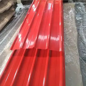 Trắng dày nhôm kẽm sóng mạ kẽm tấm lợp/gi sắt HDPE thatch prepainted Vòng thép tấm lợp kích cỡ