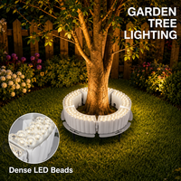 Projecteur RGB Commercial pour Arbre, Contrôle DMX, Basse Tension DC24V, Angle de Faisceau Étroit pour Guirlande, Arbre, Jardin, Patio