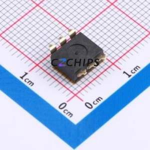 2.54-3P TPPT DIP Switch SMD Switch Flat Toggle, Groove Type Single Pole Single Throw 3 Gull Wing Type - Product Image 2