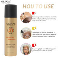 Perruque Adhésif pour Dentelle Cheveux Colle Spray Bond Spray extra Tenue Étanche Transparent Séchage Rapide