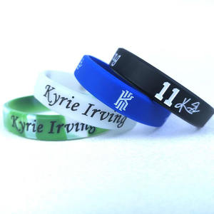 Pulseras de Silicona Luminosas con Diseño de Letras de Estrellas del Baloncesto de la NBA, Kobe, Irving, James, Curry, para Hombre, de Alta Calidad - Product Image 3