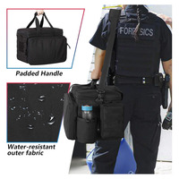 Sac de patrouille tactique professionnel personnalisé, cadre externe, grande capacité, fermeture éclair en polyester, organisateur de siège avant de voiture