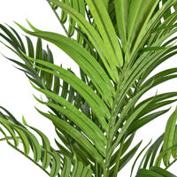 Palmier artificiel de haute qualité de 180 cm avec des feuilles vertes au toucher réel, plante artificielle de type bonsaï pour la décoration intérieure et les projets hôteliers