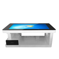 Table tactile intelligente de 55 pouces avec système Android, table basse interactive LCD