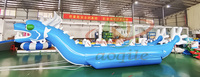 Vente chaude Gonflable Remorqué Poisson Volant Jeu De Sports Nautiques Double Tuyau Gonflable Dragon Boat