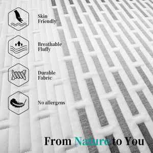 Protecteur de matelas Queen Size imperméable respirant silencieux doux couvre-lit <span class=keywords><strong>drap</strong></span>-<span class=keywords><strong>housse</strong></span> <span class=keywords><strong>160</strong></span>*200*35cm pour une utilisation comme couvre-lit - Product Image 2