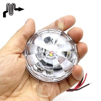 LED RGB Stroboskop-Blitzlicht für LKW, Antikollisions-Unterbodenbeleuchtung, Wasserdichte Heckwarnleuchte für Auto, Anhänger, Motorrad, Boot