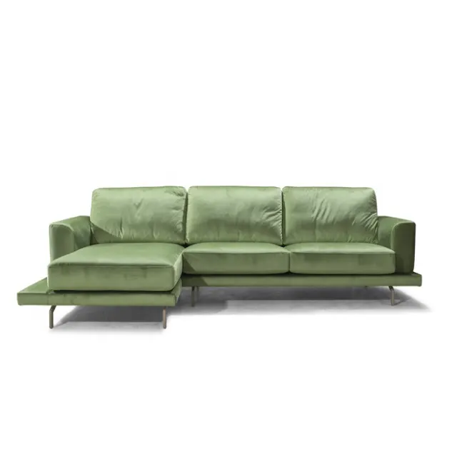 Yeşil kumaş kanepe İtalya'da yapılan yüksek kaliteli glamour prestige koleksiyonu