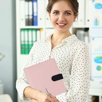 Classeur à anneaux à feuilles mobiles en cuir Pu de qualité supérieure A5/A6/A7-Mini cahier et planificateur d'école mignon ensemble feuille Logo personnalisé boîte-cadeau pour les femmes