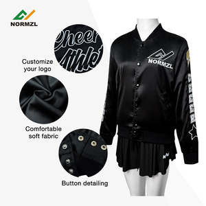 Tùy Chỉnh Đội Logo Cổ Vũ Thể Thao Ấm Áp Áo Khoác Activewear Khiêu Vũ Phòng Thu Dành Cho Người Lớn Cổ Vũ Áo Khoác Thể Dục Thể Thao Bộ Đồ Thể Thao - Product Image 5