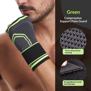 Protection des poignets pour sports de plein air, musculation, fitness, protection respirante des paumes, protège-mains tricotés - Product Image 4