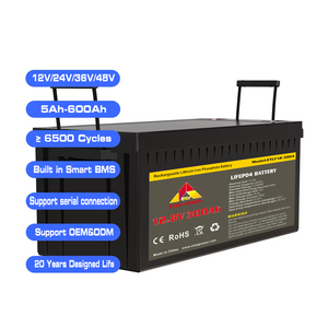รับประกัน 5 ปี แบตเตอรี่ 12.8V 300Ah ได้รับการรับรองมาตรฐาน CE 6500 รอบการใช้งาน ทนอุณหภูมิ -20~60 องศาเซลเซียส สำหรับรถกอล์ฟและระบบกักเก็บพลังงานแสงอาทิตย์ - Product Image 3