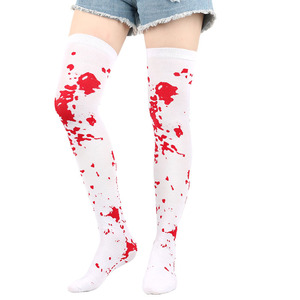 <span class=keywords><strong>Medias</strong></span> largas hasta el muslo divertidas para <span class=keywords><strong>mujer</strong></span> al por mayor, calcetines por encima de la rodilla para Festival de Cosplay y Halloween - Product Image 5