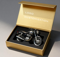 Boîte de modèle de voiture de luxe sur mesure à l'échelle 1:18 avec coque rigide, estampage à chaud et technologie UV partielle - Vente en gros fabricant
