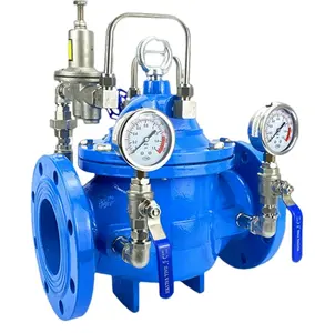 Fabbricazione di fabbrica 200X-16Q acqua di rubinetto dn300 flangia gas 3 pollici ottone 2 "valvola di regolazione della pressione