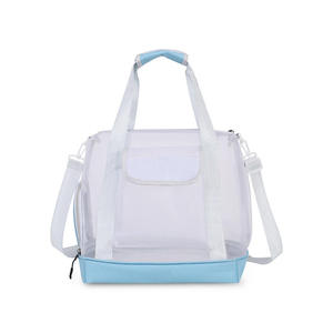 Wholesale Nylon Pet <b>Backpack</b> Fashion Crossbody <b>Cat</b> Handbag with Transparent Space Cover Pet Carriers for Dogs - Product Image 1