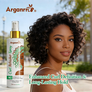 Spray Refrescante para Rizos para Mujeres Negras con Cabello Rizado, Precio al por Mayor, Sin Sulfatos, Servicio de Diseño de Etiquetas Personalizadas - Product Image 1