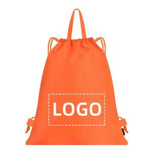 Custom Logo Practical Non-Woven Waterproof <b>Drawstring</b> Gym Bags / Sport <b>Drawstring</b> Bag - Product Image 6